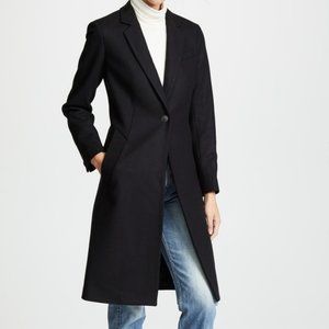 New Rag & Bone Diane twill Coat, Black, size 8-10  - $900